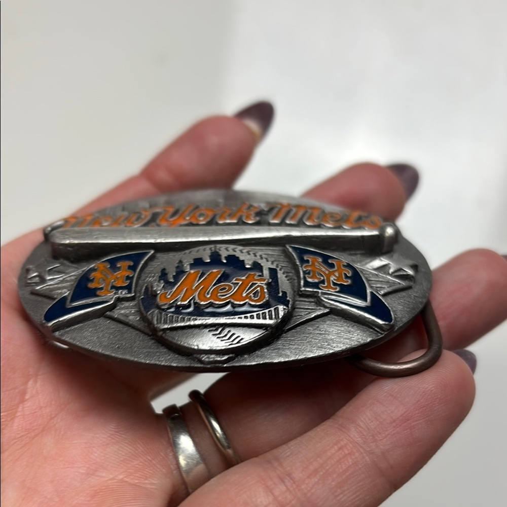 New York Mets Siskiyou 1990‎ Belt Buckle - Picture 2 of 5